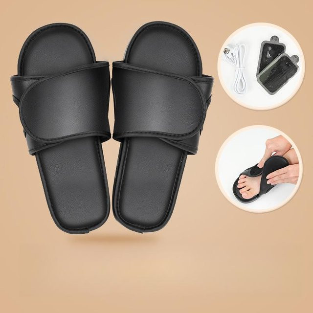 Binchi Health Technology Massage-Hausschuhe, White - Bild 1