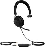 Yealink UH38 On-Ear Kopfhörer Schwarz mit Bluetooth und USB Typ-C für Anrufe und Musik - Bild 1