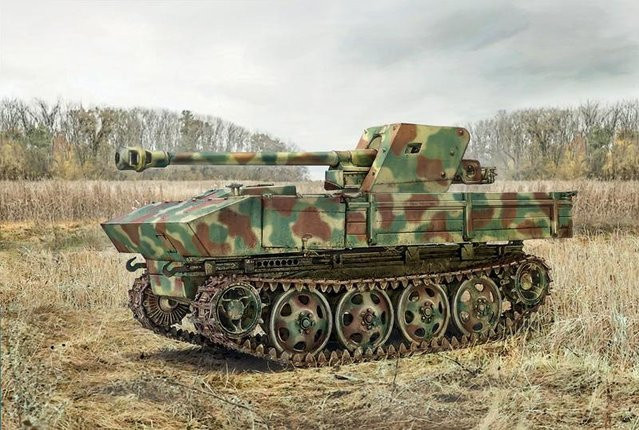 Italeri RSO with PAK40, Fahrzeuge, Grün - Bild 1
