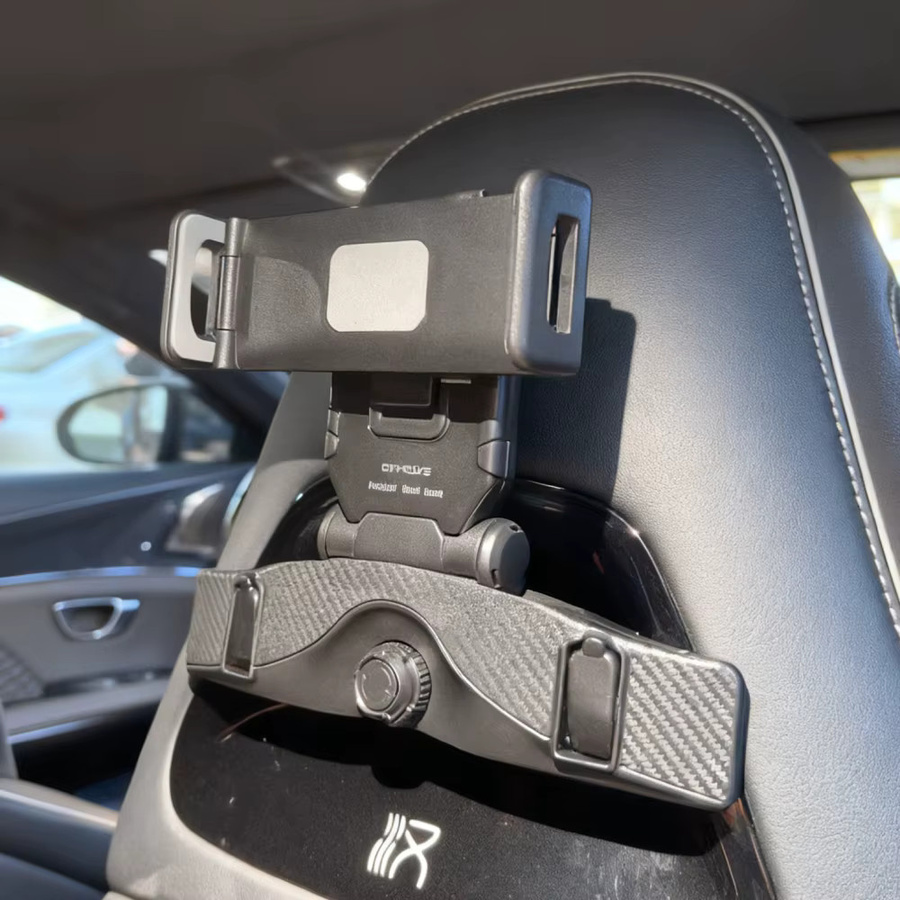 Auto-Rücksitz-Handyhalterung und Tablet-Halterung in Schwarz für BYD Seal U, Atto 3, Sealion 6, Polestar 4, LYNK&CO 01, Jetour Dashing und Zeekr 001/001FR - Bild 4