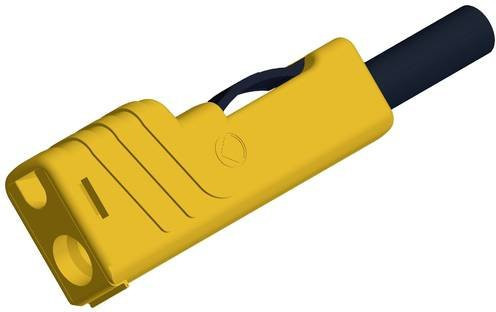 Hirschmann Test & Measurement SLS 200 Laborstecker, gerade, Stift-Ø: 4mm, Gelb - Bild 1