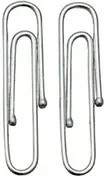NORICA Büroklammer aus Metall in Silber - Bild 1