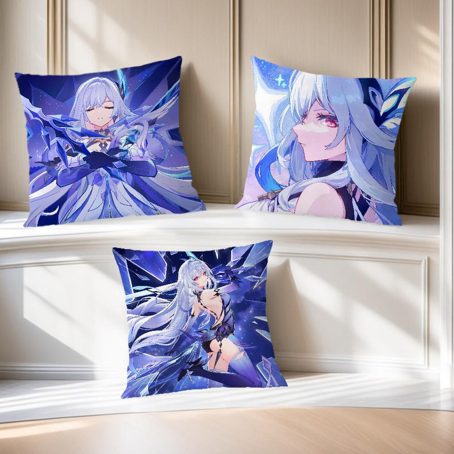 POPI Home Kissenbezug Genshin Impact Skirk Design aus Polyester, B/H: 30,48 x 30,48 cm - Bild 4