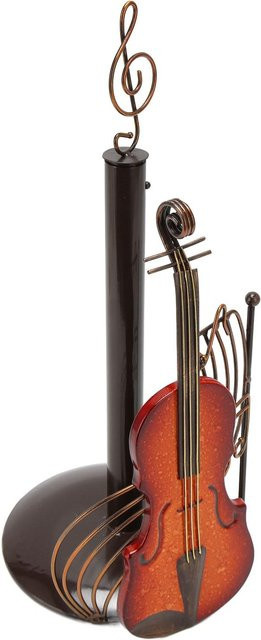 Papierhandtuchständer im Violinenstil von OutsideWorld aus Metall in Schwarz - Bild 1