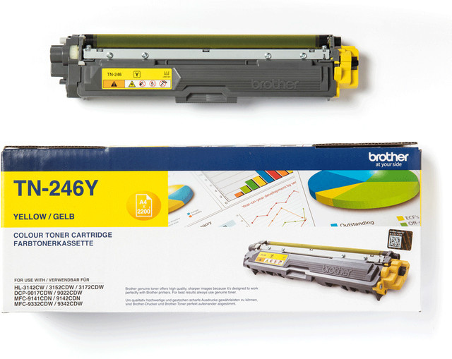 Original Brother Toner TN-246Y für Laserdrucker, Gelb - Bild 3