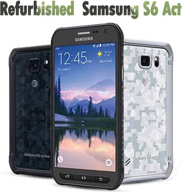 Generalüberholtes Samsung Galaxy S6 active G890A Mobiltelefon in Weiß mit 32GB ROM und 3GB RAM - Bild 1
