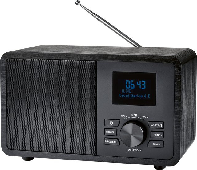 TRONIC DAB+ Bluetooth Radio in Schwarz - Bild 1