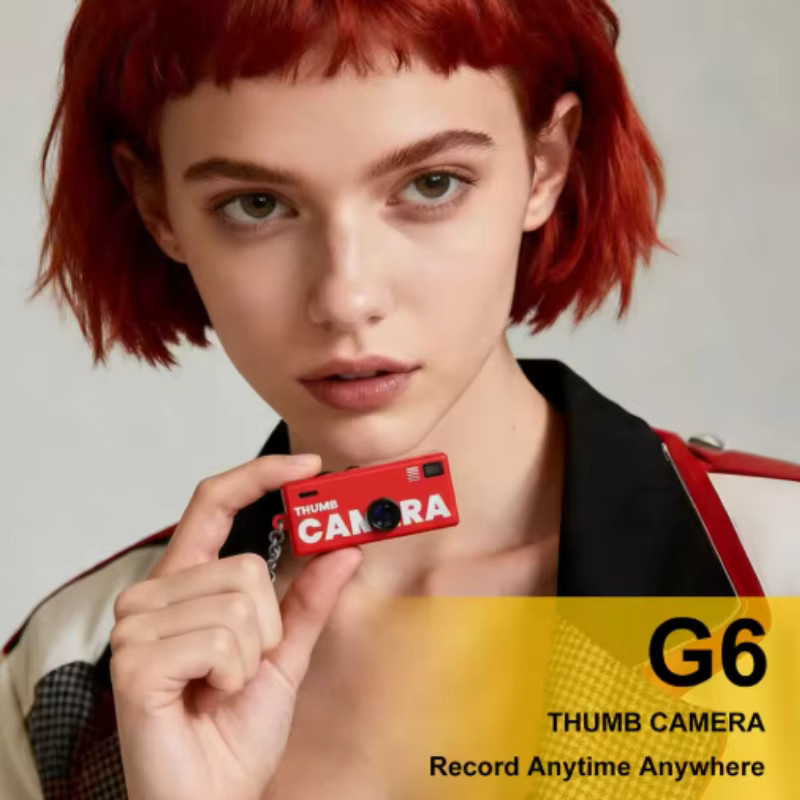 Tragbare Mini Daumenkamera mit 1080P Full HD, 130 Grad Weitwinkelobjektiv und eingebautem Blitz als Schlüsselanhänger für Outdoor und Reisen - Bild 4