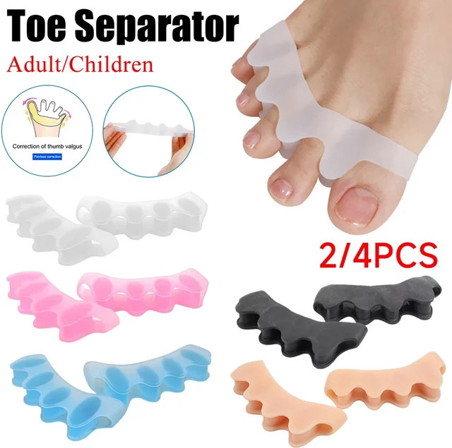 HOSPORT Zehenspreizer Hallux Valgus Corrector, 2/4 Stück, Unisex - Bild 1