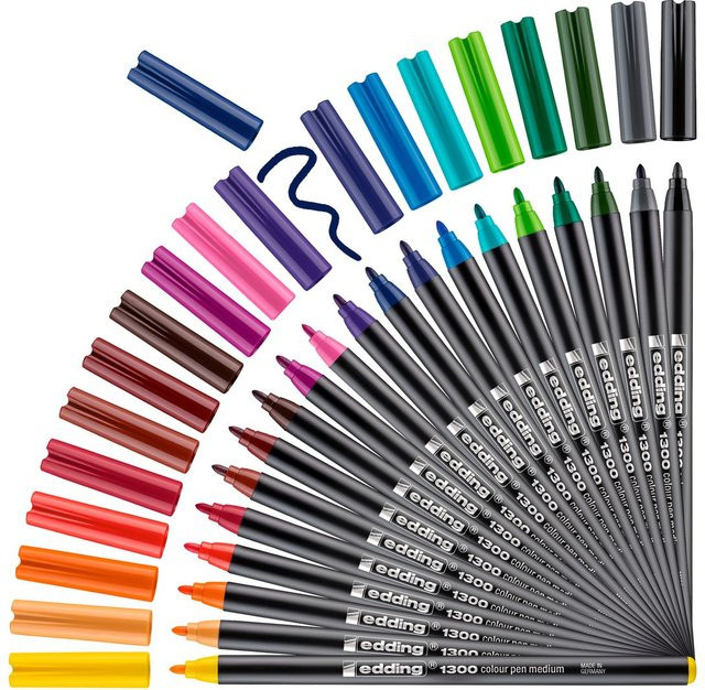 edding 1300 Color Pen Set im Blechetui, 20er-Set, Mehrfarbig - Bild 1