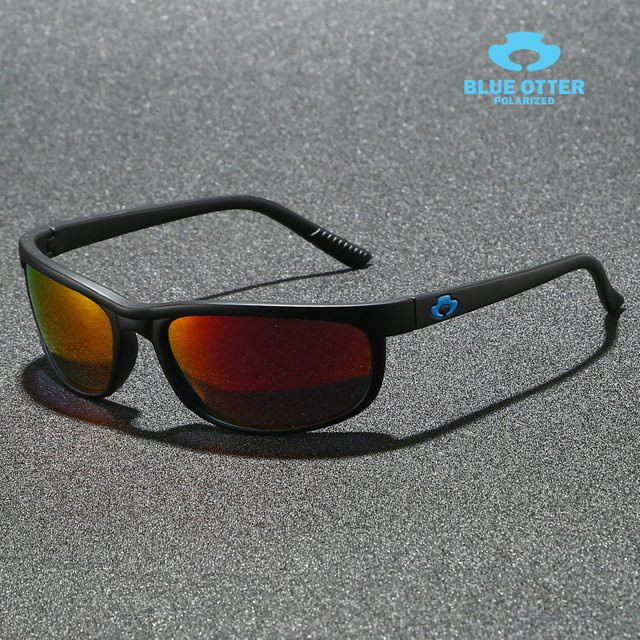 Karos Sonnenbrille, Herren, Vollrand, rechteckig, Schwarz, Kunststoff, polarisiert - Bild 1