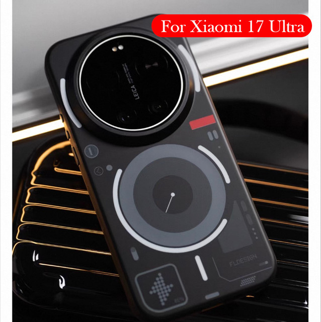 Matte Schutzhülle für Xiaomi 17 Ultra in Weiß mit Unterstützung für kabelloses Laden - Bild 1
