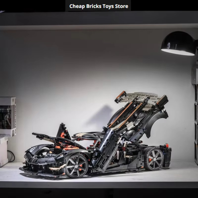 Hot Toys V8 Rennwagen Supersportwagen Hypercar, Bausteine, 4.104 Teile, ab 18 Jahren - Bild 2