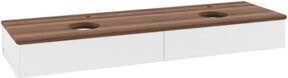 V&B Waschtischunterschrank Antao mit Beleuchtung, Farbe: Weiß, B/T: 160 x 50 cm - Bild 1
