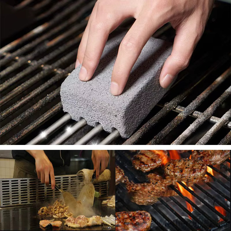 FAIS DU Grillreinigungsstein Bimsstein in Grau für Grillrost und Outdoor-Küche - Bild 2