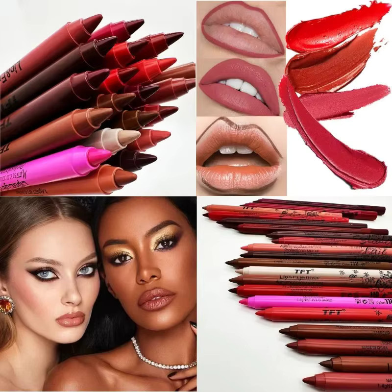 Mattierter Lipliner, 20 Farben, Damen - Bild 2