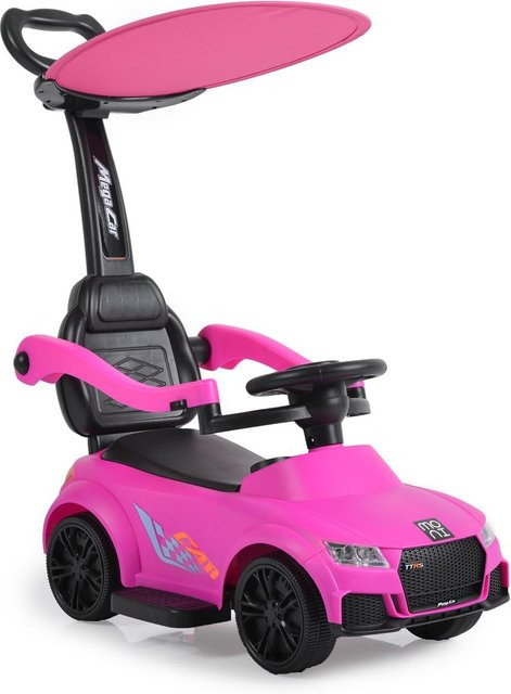 Moni Victory 2 in 1 Rutscher Rutschauto mit Musikfunktion pink - Bild 1