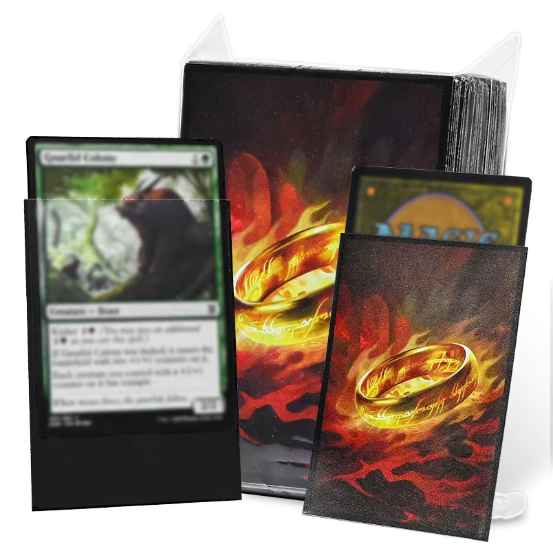 Marsguard TCG-Kartenhüllen Magic Ring, Schwarz, 100 Stück - Bild 1