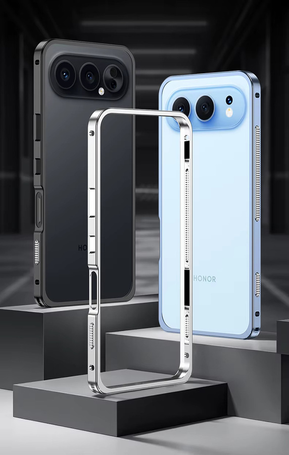 Stoßfeste Aluminium-Metall-Telefonhülle für Honor 500 Pro und Honor 500 in Silver und Black - Bild 3