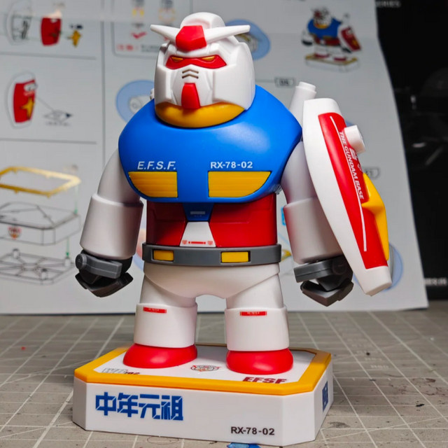 Bandai Chubby Mecha Roboter, Actionfigur, Montagemodell - Bild 1