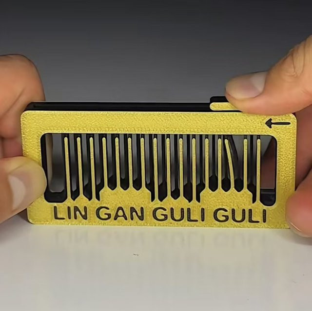 soulbao Musikinstrument, 3D-gedruckter Dekompressionskamm, Pilztaschenanhänger - Bild 1