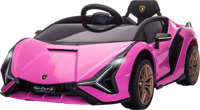 HOMCOM Kinderauto Elektro SUV, Pink, mit Fernbedienung, Licht und Musik, ab 3 Jahre - Bild 1