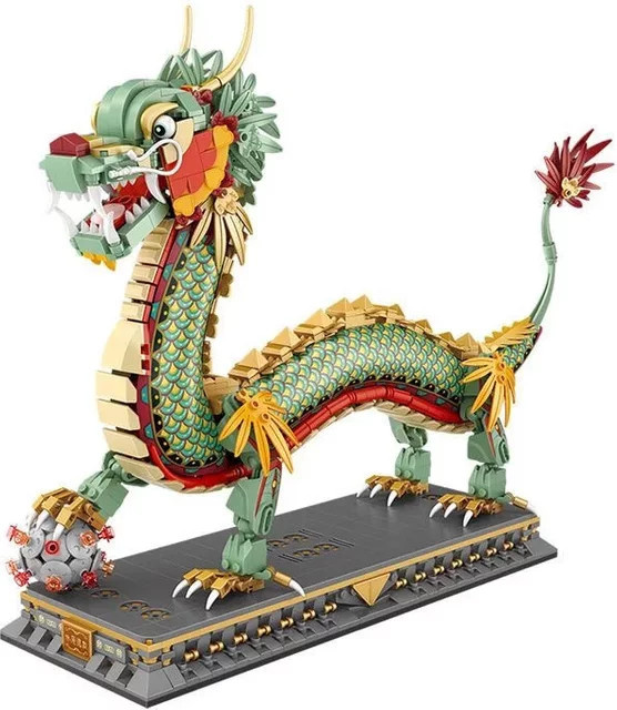LOZ Mini-Bausteine chinesisches Drachenmaskottchen ab 6 Jahren - Bild 1