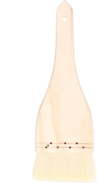 CosyHome Gebäckpinsel aus Holz mit Aufhängeschlaufe, weißer Saucenverteiler zum Backen, Kochen und Grillen - Bild 1
