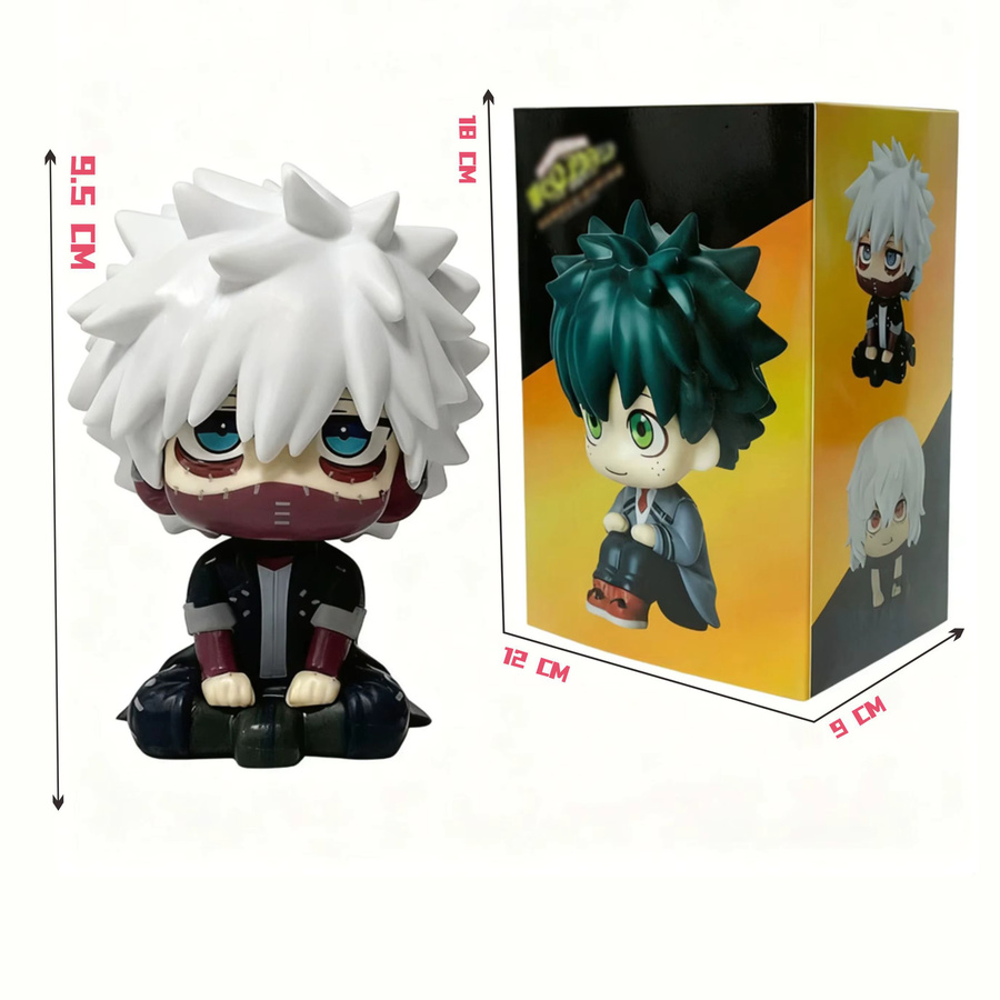 Hey lol My Hero Academia, Tomura Shigaraki / Izuku Midoriya / Katsuki Bakugo Kute Chibi PVC Figur, Einzelfigur, Kunststoff, Bunt / Mehrfarbig - Bild 4