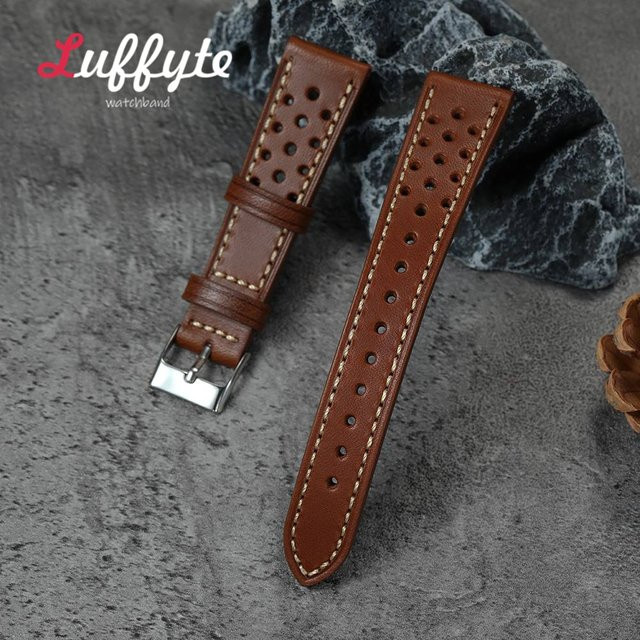 luffyte Uhrenarmband Rindsleder, Unisex, Vintage - Bild 1