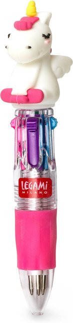 Legami Mini Magic Kugelschreiber Einhorn mit 4 Farben in Multicolour - Bild 1