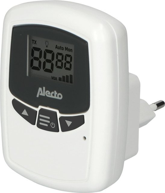 Alecto Babyphone DBX-80 in Weiß mit PMR-Funktechnologie und wiederaufladbarem Akku - Bild 1