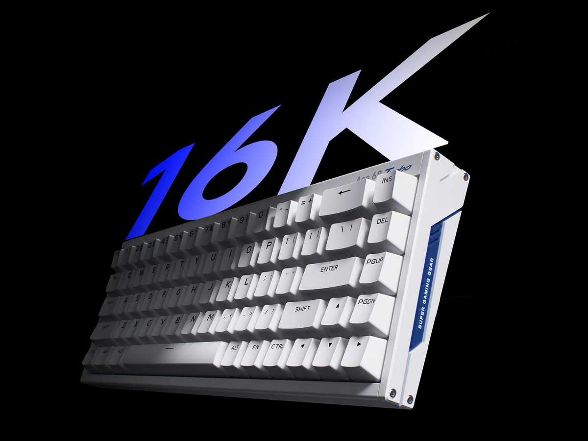 MCHOSE Ace 68 Turbo Hall-Effekt Esports-Tastatur aus Vollaluminium mit 8k/16kHz Polling und RT 0,001–3,4 mm - Bild 2