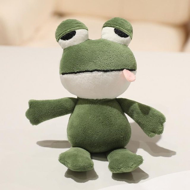Yiran Health & Beauty Hässlicher Frosch Plüschtier, 18cm, ab 14 Jahren - Bild 1
