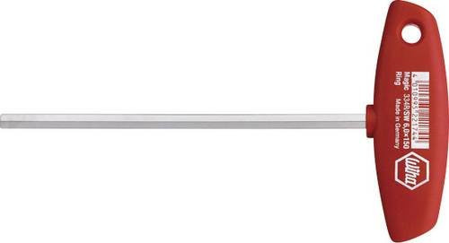 Wiha Stiftschlüssel mit Quergriff Sechskant aus Chrom-Vanadium, Klingenlänge: 100 mm, Schlüsselweite: 2,5 mm - Bild 1
