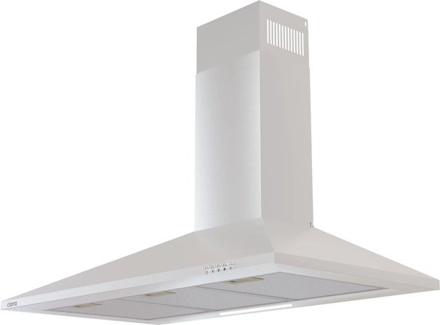 CIARRA Dunstabzugshaube CAS9201A Wandmontage, Breite: 90 cm, 370 m³/h, 3 Stufen, LED, Schwarz - Bild 1