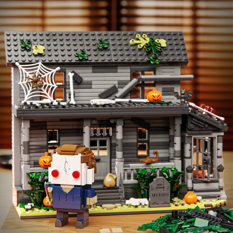 SEMBO BLOCK Halloween Horrorfilm Bauspielzeug Set mit 780 Teilen für Sammler und kreative Dekoration - Bild 5
