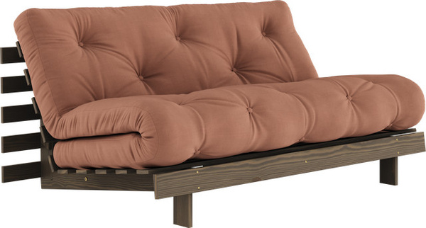 Karup Roots 160 Schlafsofa in Multicolour mit verstellbarer Kopfstütze und Stoffbezug, B/T/H: 160 x 200 cm