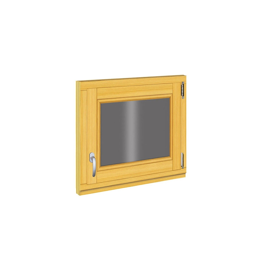 Roro Holzfenster Fichte braun mit Kipp-Dreh-Funktion B/H: 58 x 68 cm - Bild 2
