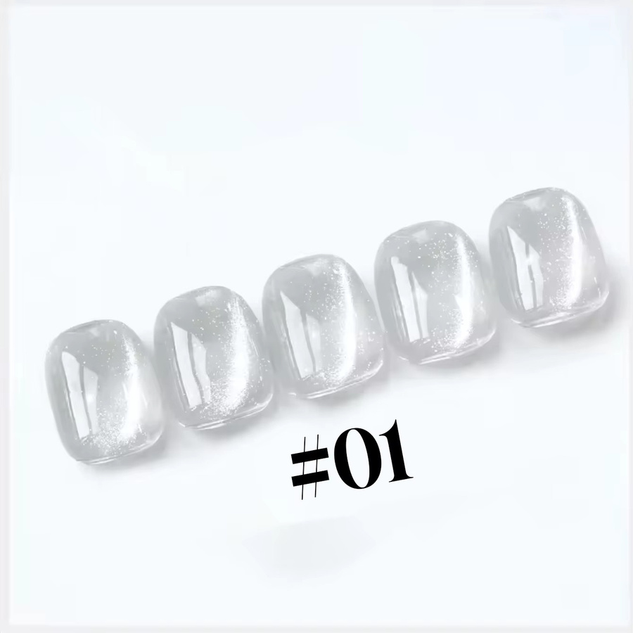 MIANEL NAIL Katzenaugen-Magnet-Gel-Nagellack, Weiß, 12 ml - Bild 4