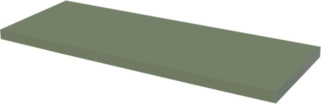 Mömax Wandboard Anja in Grün, modern und matt, B/T/H: 60 x 23,5 x 3 cm - Bild 1