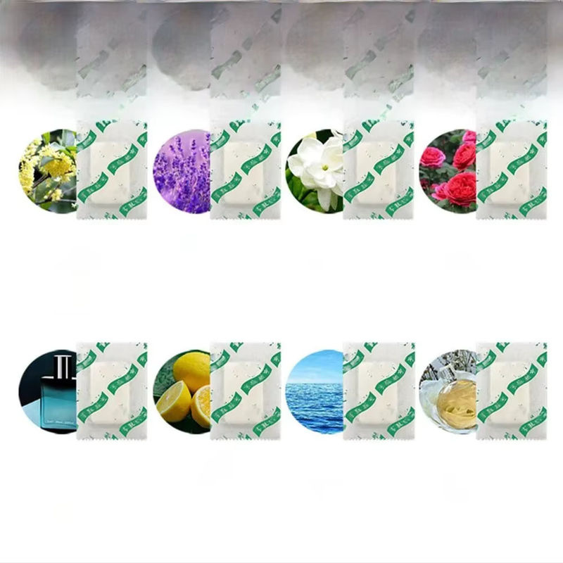 100 Stück Duftbeutel Deodorant-Beutel in Weiß für Kleiderschrank, Auto und Zuhause - Bild 5
