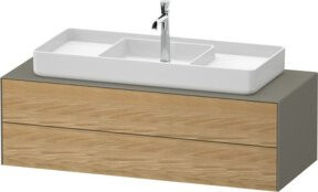 Duravit Waschtischunterschrank White Tulip in White, Breite: 130 cm, Tiefe: 55 cm, Höhe: 55 cm - Bild 1