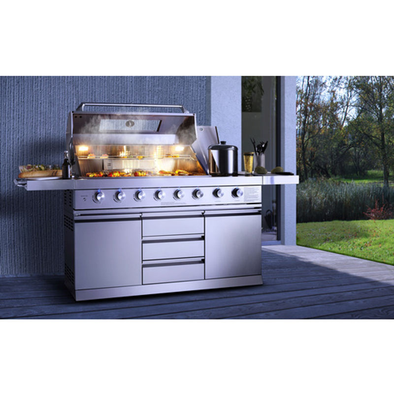BUSCHBECK Outdoorküche Bristol mit 6 + 2 Brenner und 31,2 kW Leistung - Bild 7