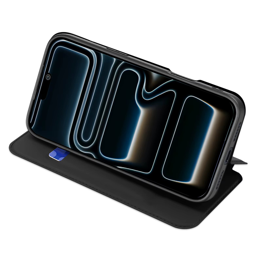 DUX DUCIS Magnet-Klapphülle aus PU-Leder für iPhone 17 Pro Max und iPhone Air mit Kartensteckplatz, Schwarz, stoßfeste Schutzhülle - Bild 4
