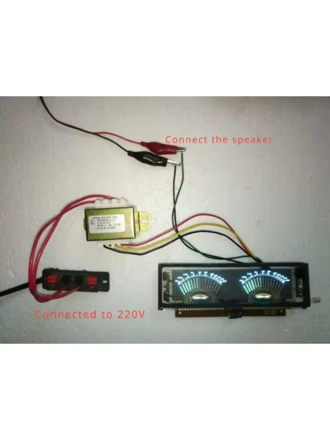 VFD Stereo Audio Verstärker VU Meter Set mit fluoreszierender Anzeige für DIY Musik Level Anzeige Dual-Kanal - Bild 4