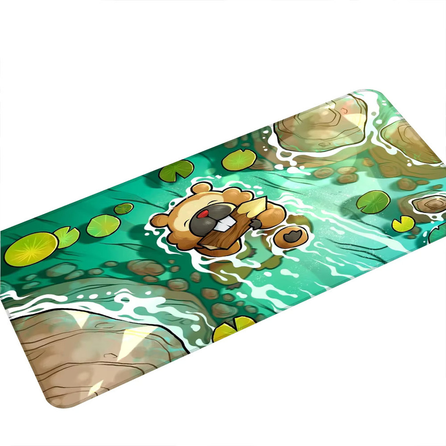 Bandai Pokemon Bidoof Kawaii Schreibtischunterlage Mauspad in Multicolour - Bild 2