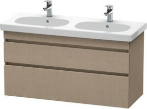 Duravit Waschtischunterschrank DuraStyle, Farbe: Leuchtend Weiß, Wandhängend, B/T/H: 115 x 45,3 x 61 cm - Bild 1