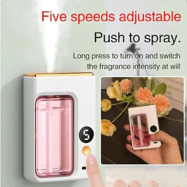 NOCCLILI Automatischer Aroma-Diffusor für ätherische Öle, intelligente Wand-Aromatherapie-Maschine und Luftbefeuchter in Weiß - Bild 1