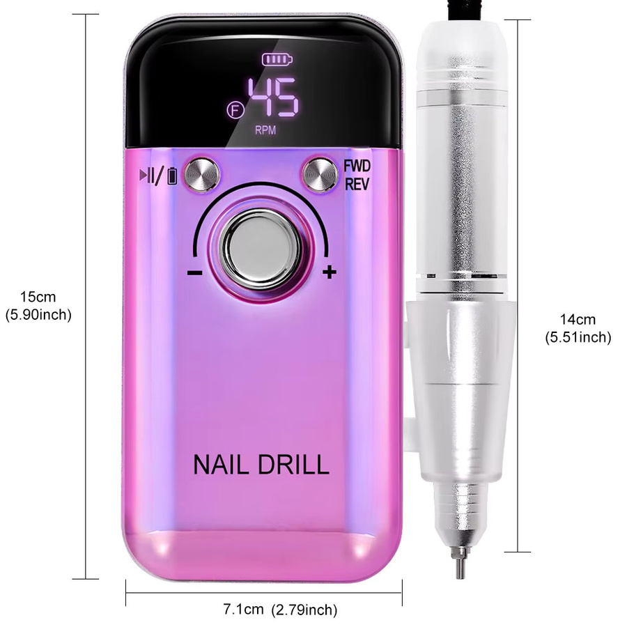 Limegirl Elektrische Nagelbohrmaschine, Pink, Glänzend, Unisex - Bild 5